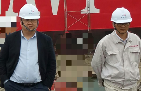 海新重工迎接長(zhǎng)江航道局領(lǐng)導(dǎo)蒞臨考察